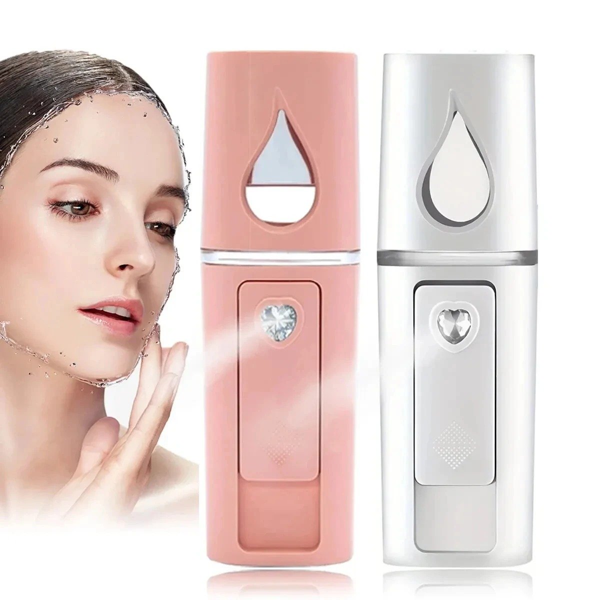 close up of nano spray nozzle for ultra fine facial mist
