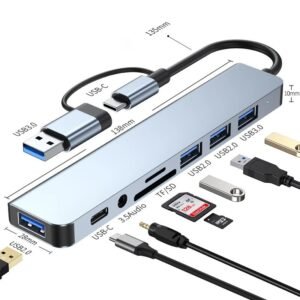8 in 1 USB-C hub
