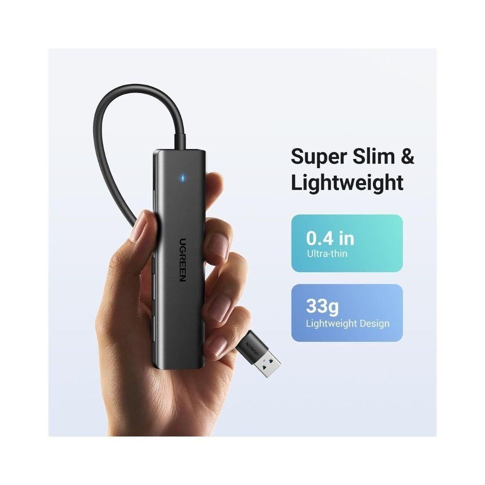 UGREEN 4-Port USB 3.0 Hub – Satin Black - Image 5