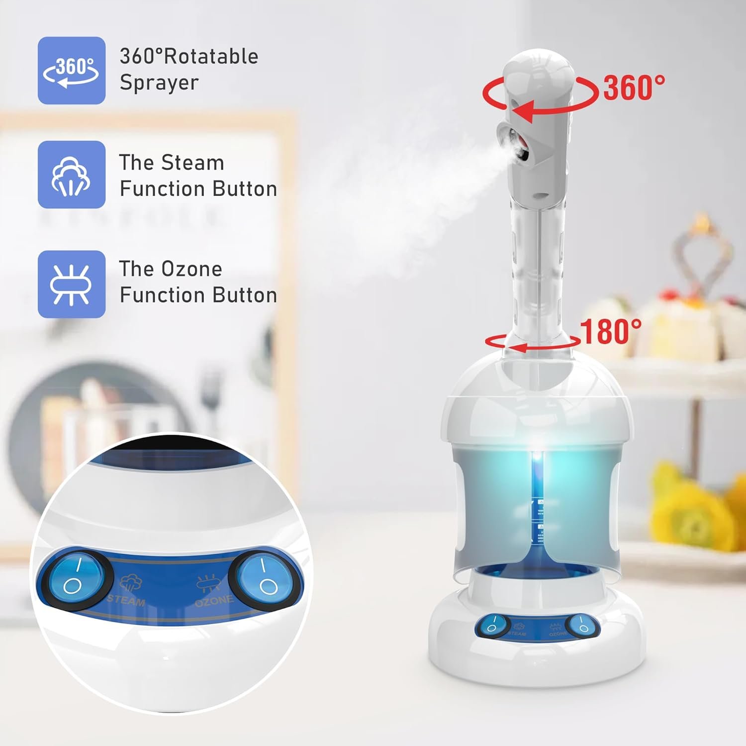 Nano Facial Steamer for Professional Skincare at Home