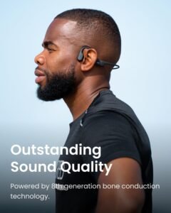 Wireless bone conduction headphones long battery life