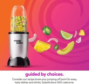 Mini portable blender with smoothie cups and travel lids