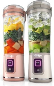 Rechargeable Ninja blender with BPA-free travel cup